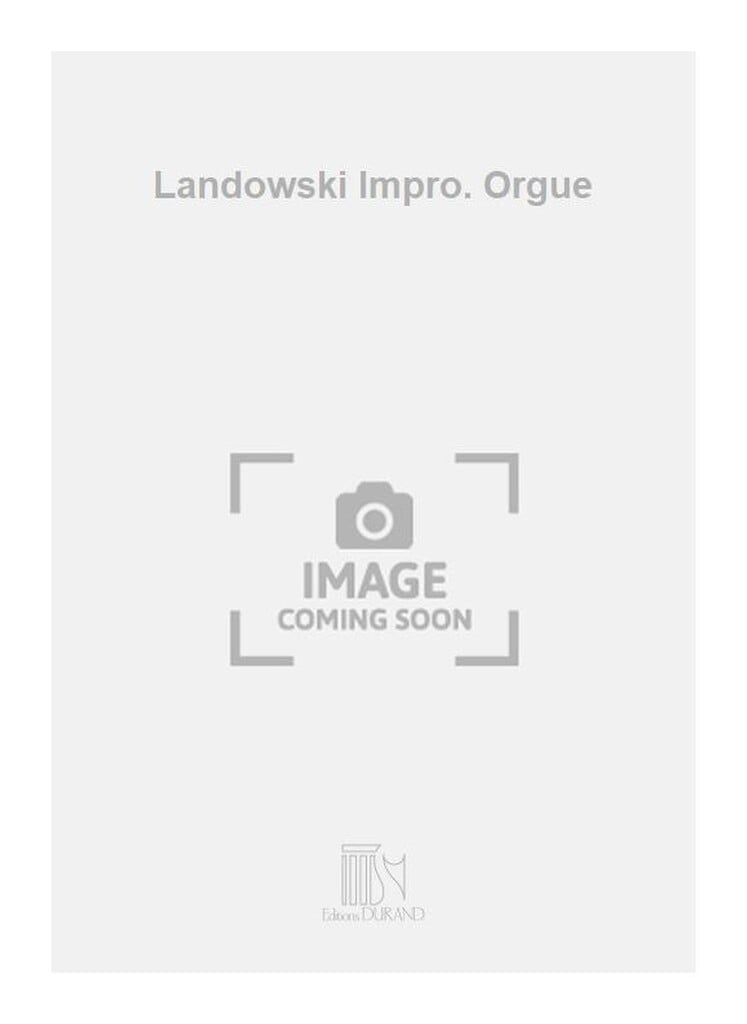 Landowski Impro. Orgue
